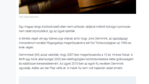 Joris Demmink: A holland elit árnyékában működő pedofilhálózat botránya